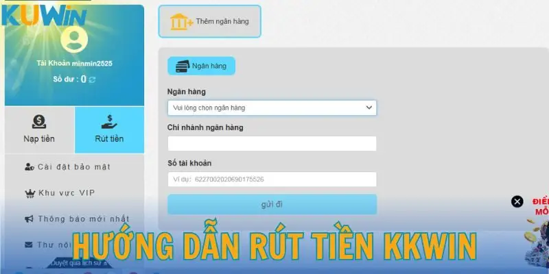 Từng bước hướng dẫn rút vốn từ ngân hàng và thẻ cào